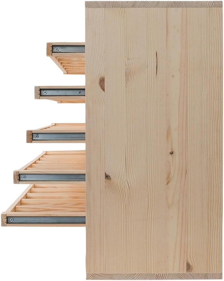 Wine Rack in Wood 36 Bottle