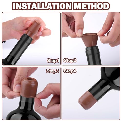 New Silicone Wine Stopper Multi-Color Pack