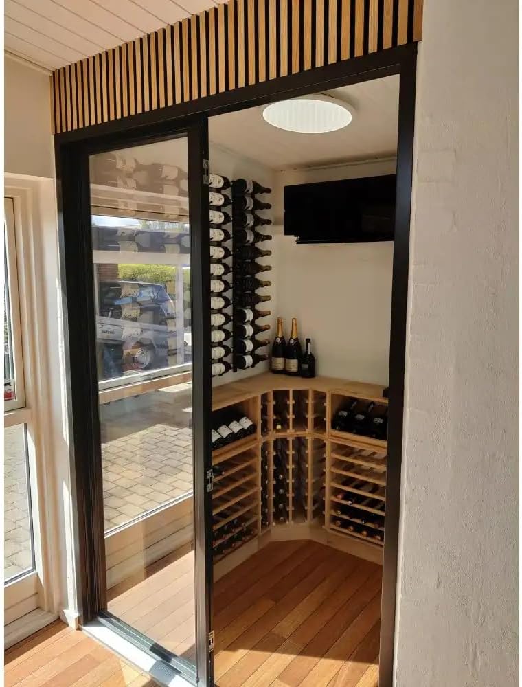 Wine Rack in Wood 36 Bottle