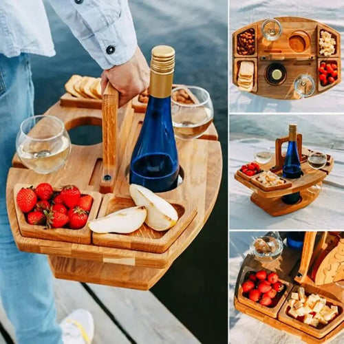 Floating Wine & Snack Tray 50% OFF